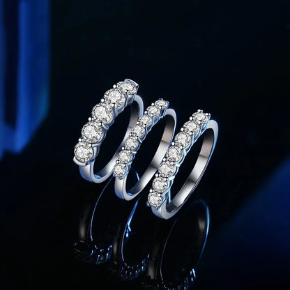 Elegant Sparkling Sky Ring