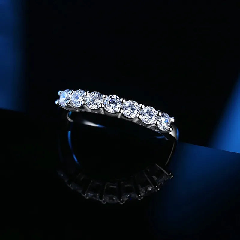 Elegant Sparkling Sky Ring