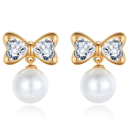 Elegant Pearl Stud Earrings