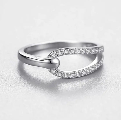 Luxury Silver Arch Ring