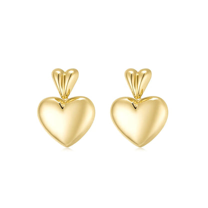 Earrich 14K Gold Filled Heart Drop Earrings